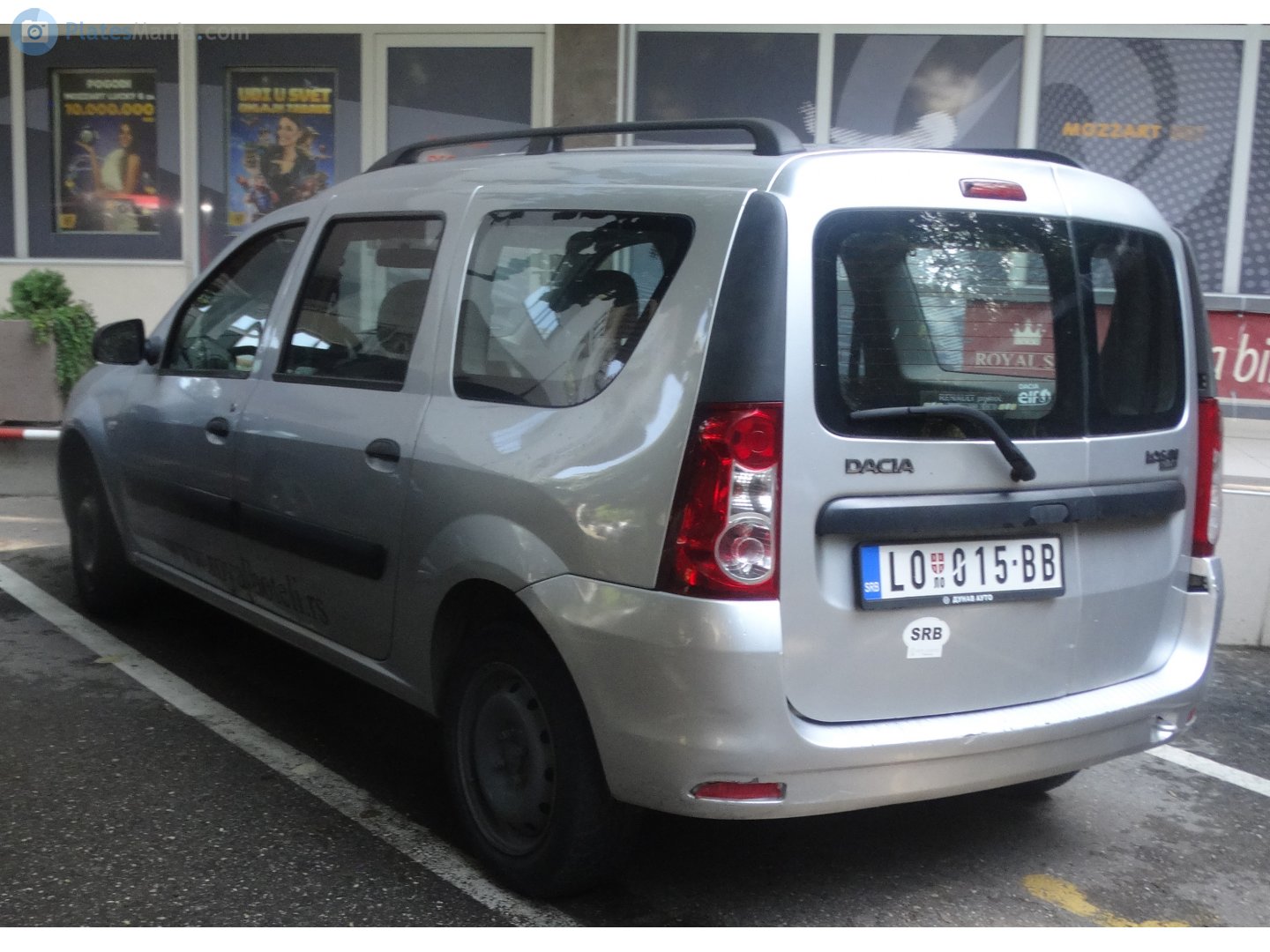 LO 015-BB, Dacia Logan 1st gen MCV (F90), facelift, 2008–2012