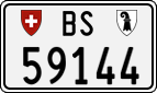 License plate of Switzerland, Cars