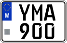 License plate of Malta, Regular plates (ABC 123)