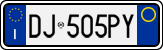 License plate of Italy, Cars (1994 year series)