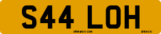 License plate of the United Kingdom, 1983 year system