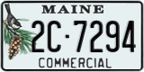 Maine, Commercial vehicles (1A-2345)