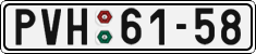 License plate of the Czech Republic, Cars (1960)