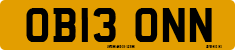 License plate of the United Kingdom, 2001 year system