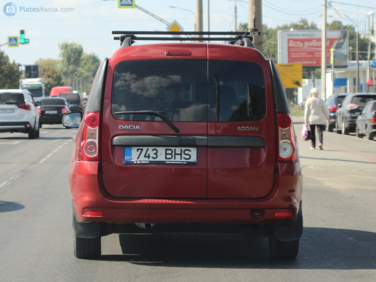 743 BHS, Dacia Logan 1st gen MCV (F90), facelift, 2008–2012