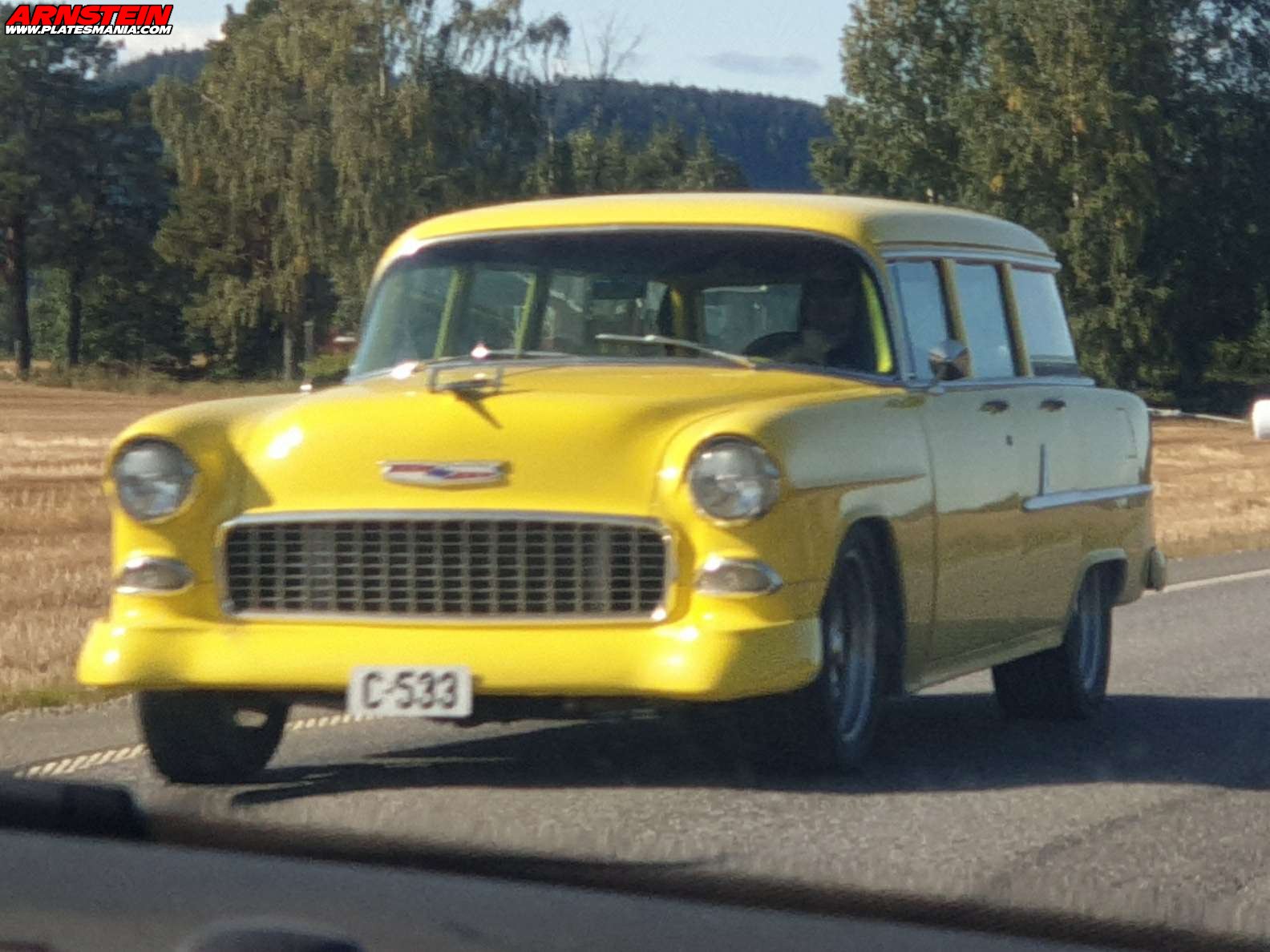 C-533, Chevrolet Townsman 1st gen 1955 (210/Bel Air) (2409/2419; A-body), 1st facelift, 1954–1955