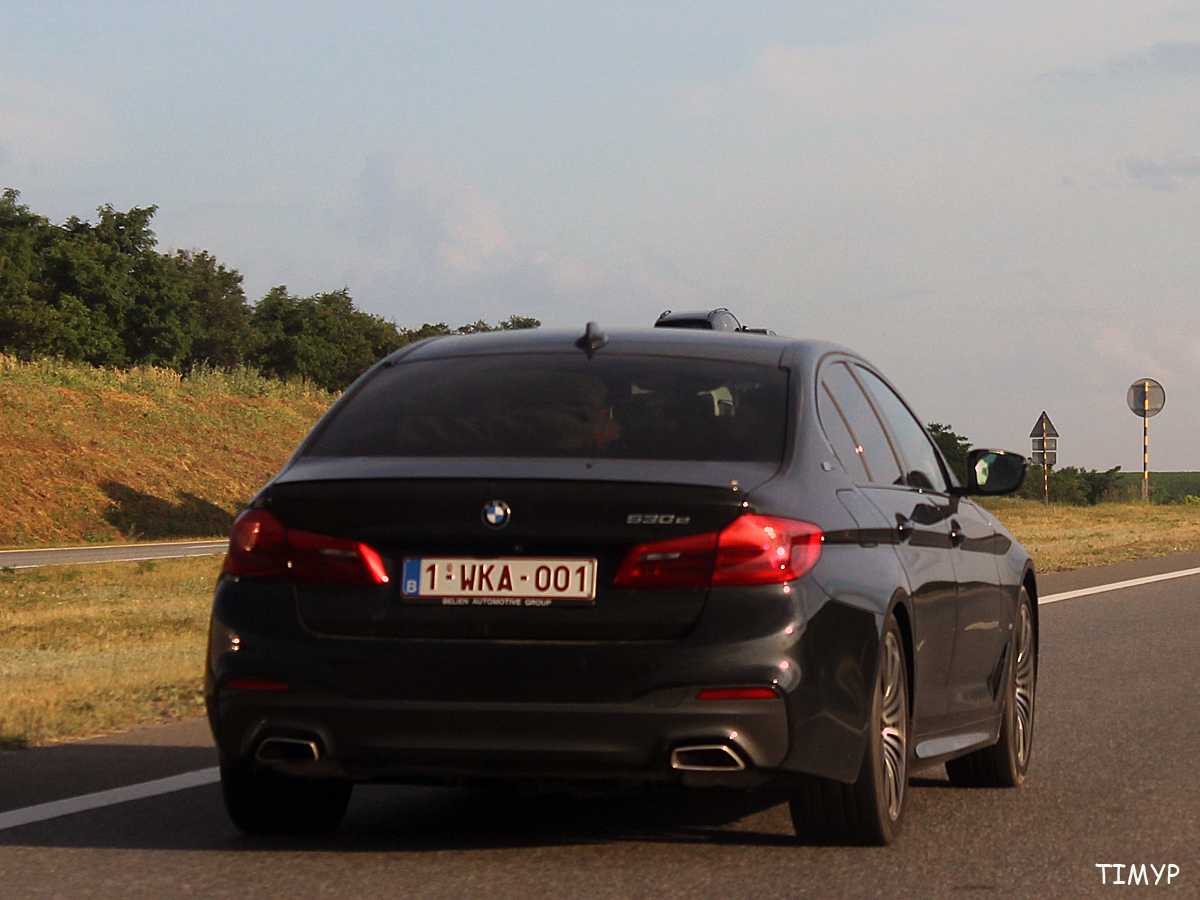 1-WKA-001, BMW 5 Series 7th gen Sedan (G30/G38), 2017–2020