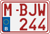 License plate of Belgium, Regular plates (2010)
