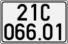 License plate of Vietnam, Cars