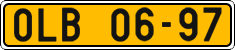 License plate of the Czech Republic, Commercial vehicles (1960)