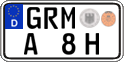 German license plate, Plates for oldtimers (type 
