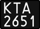 License plates of Poland, 1976 year system