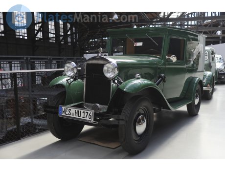 WES HU 176, Opel 1,2 Liter