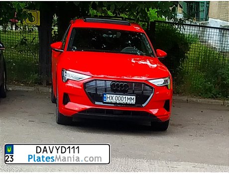 HX 0001 MM, Audi e-tron