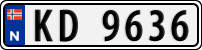 License plate of Norway, Trailers, motorcycles, special vehicles
