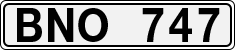 License plate of Sweden, Regular plates