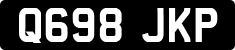 License plate of the United Kingdom, 1983 year system