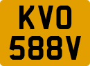 License plate of the United Kingdom, 1963 year system