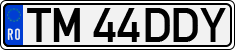 License plate of Romania, Regular plates