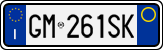 License plate of Italy, Cars (1994 year series)