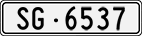 License plate of Switzerland, Cars