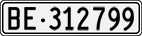 License plate of Switzerland, Cars