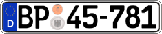 German license plate, Authorities and federal agencies