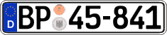 German license plate, Authorities and federal agencies