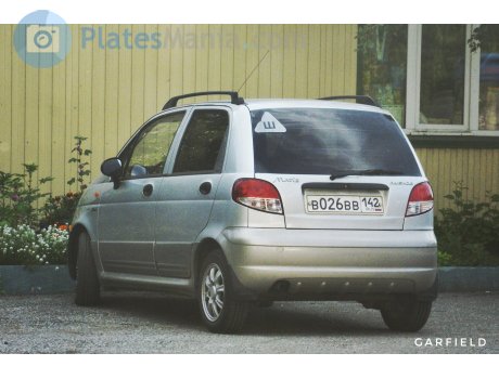 в026вв142, Daewoo Matiz