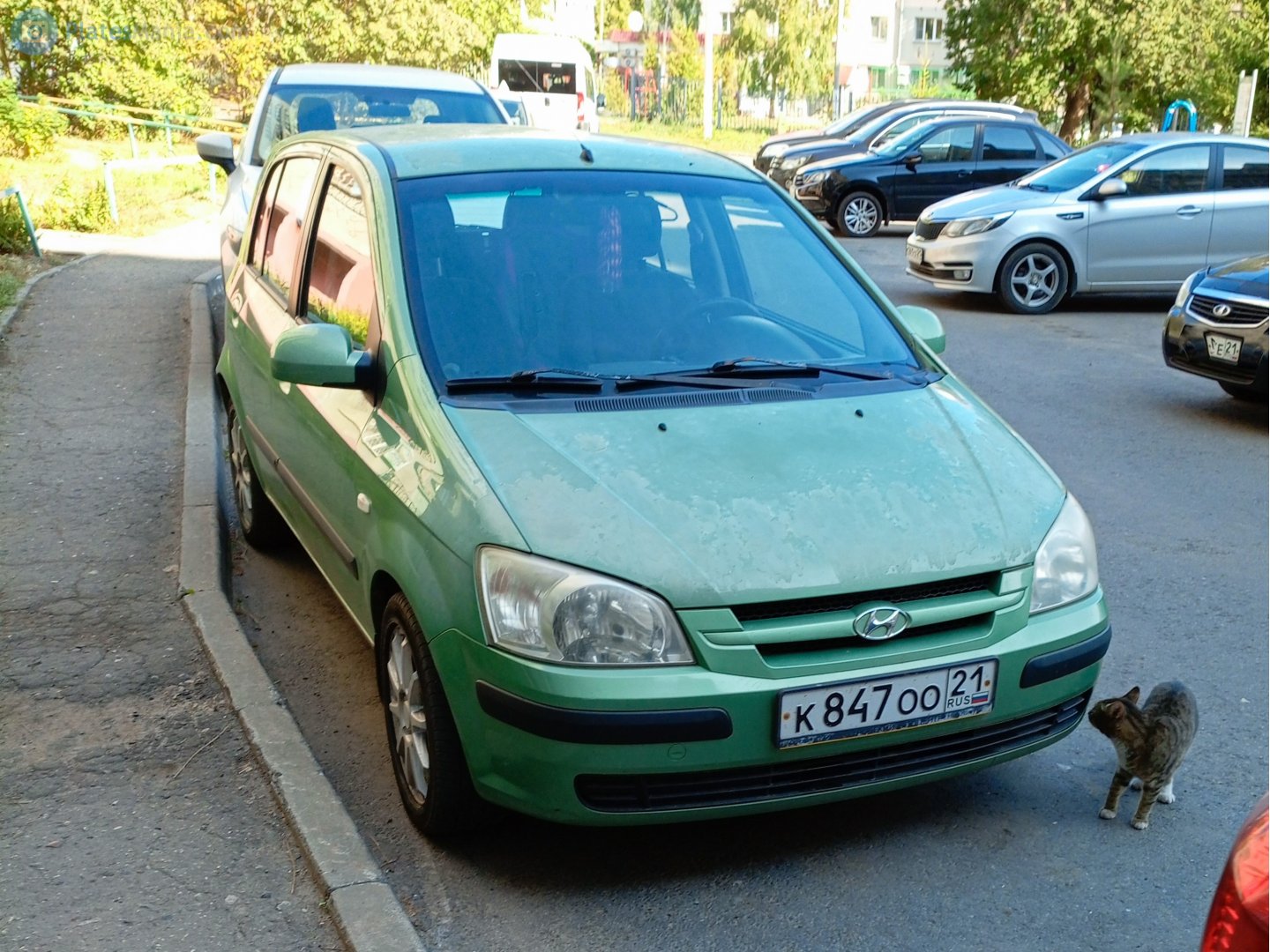 к 847 оо 21, Hyundai Getz 1st gen 5-door Hatch (TB), 2002–2005