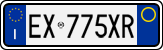License plate of Italy, Cars (1994 year series)