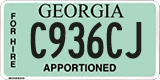 Georgia, Apportioned