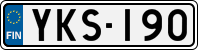 License plate of Finland, Cars