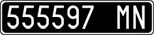 License plate of Italy, Cars (1927 year series)