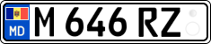 License plate of Moldova, Trailers (2015)