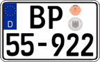 German license plate, Authorities and federal agencies
