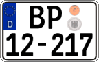 German license plate, Authorities and federal agencies