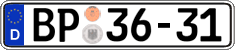 German license plate, Authorities and federal agencies