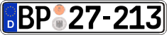 German license plate, Authorities and federal agencies
