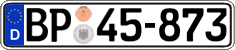 German license plate, Authorities and federal agencies