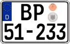 German license plate, Authorities and federal agencies
