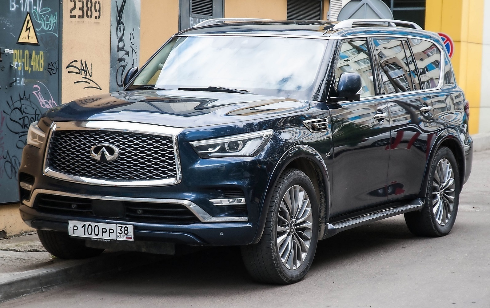 р 100 рр 38, Infiniti QX80/QX56 2nd gen QX80 (Z62), facelift, 2017–2024