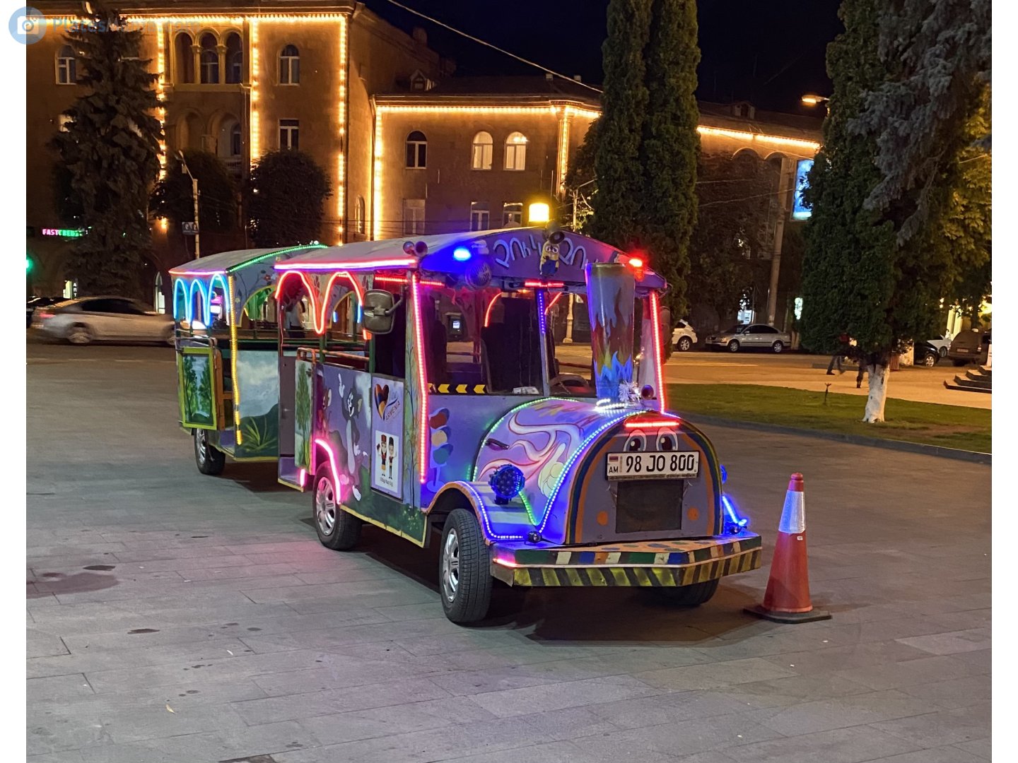 98 JO 800, License plate without vehicle 