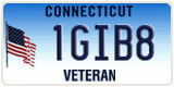 Connecticut, Specialty plates (1ABC2)