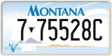 Montana, 1-12345A / 10-1234A