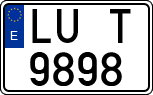 License plates of Spain, 1971 year series
