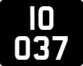 License plate of Guernsey, Regular plates