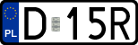License plates of Poland, Regular car plates