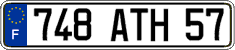 French license plate, FNI