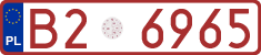 License plates of Poland, Provisional and testing